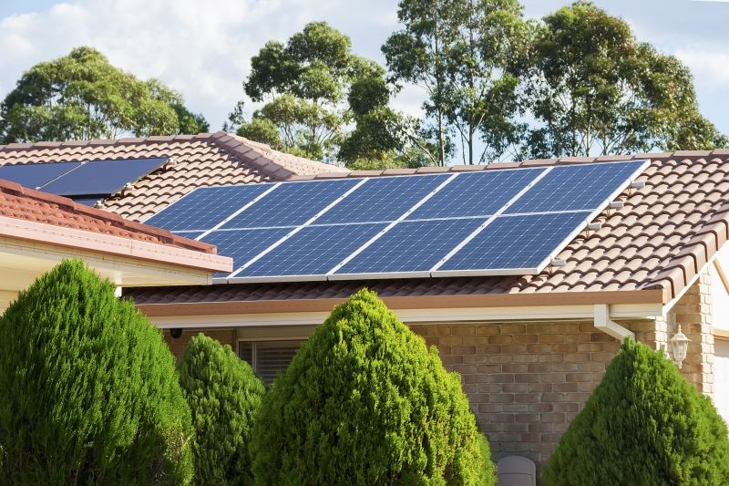 Residential Solar Panels on Home